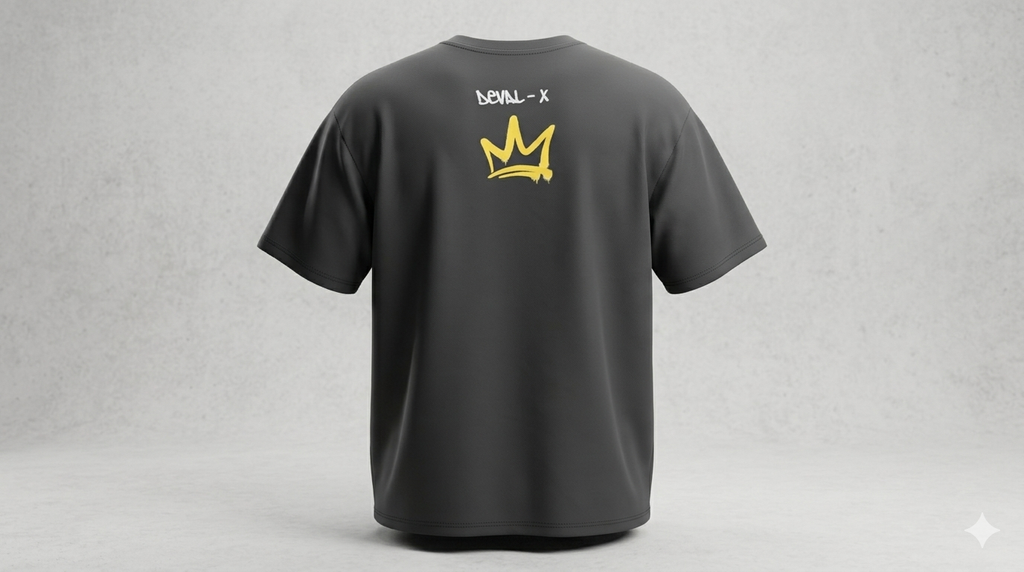 Smile Boxed T Shirt (crown rear)